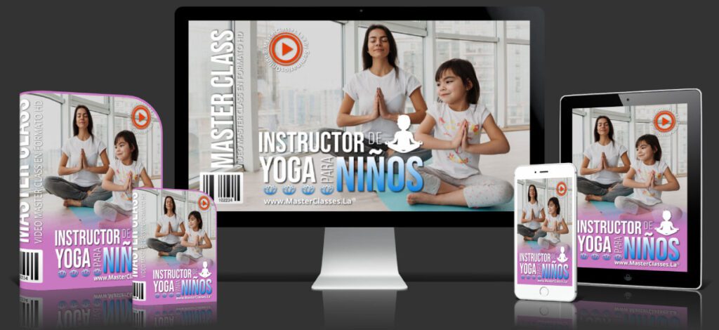 Instructor de yoga para niños